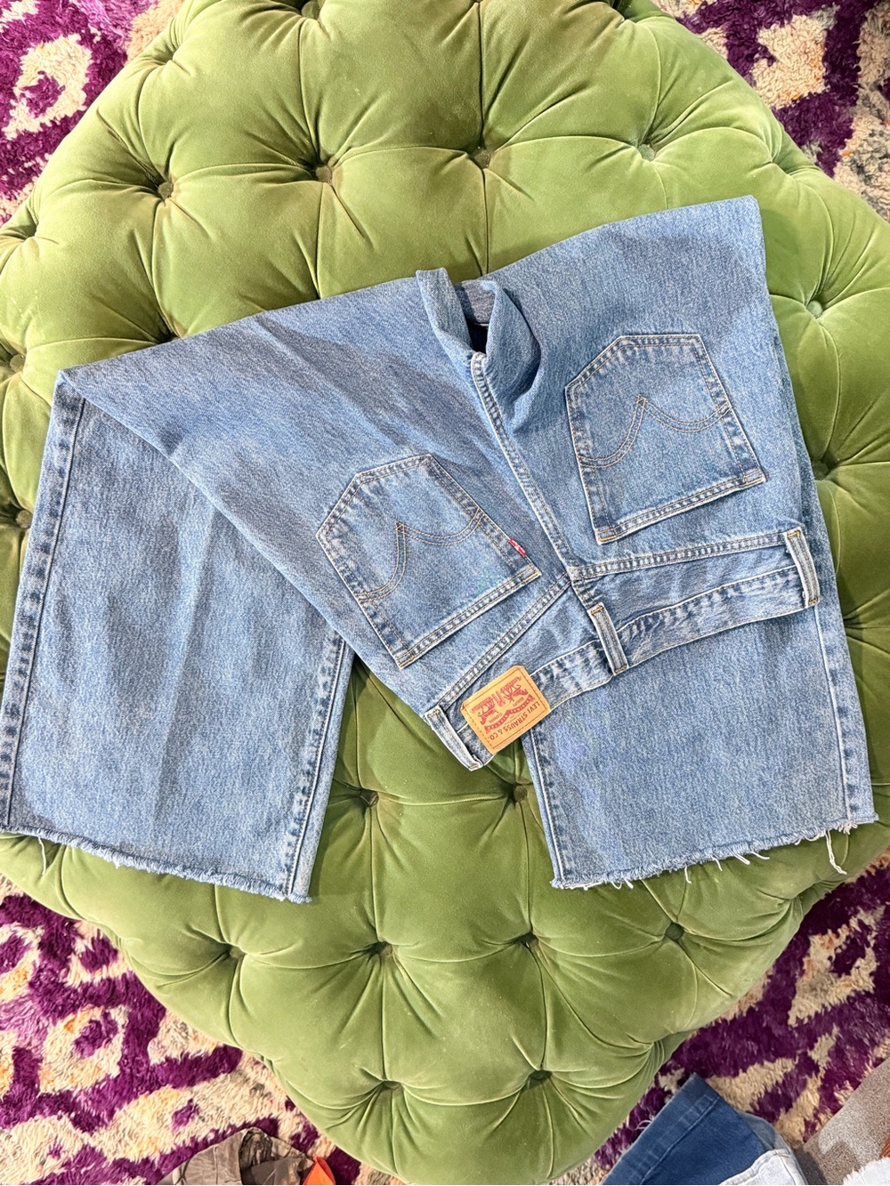 Levi's Light Blue Wide-Leg Women's Jeans - Picture 3 of 4